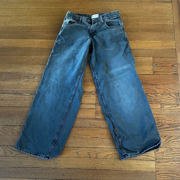 Low Rise Parallel Jeans In Mid Blue - Picture 5 of 6